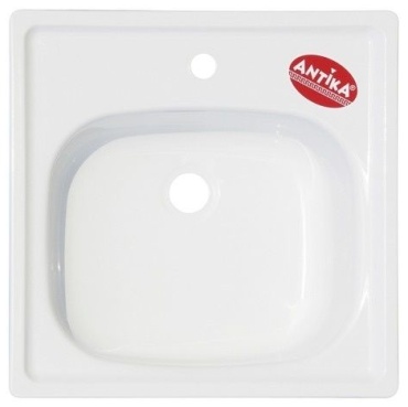 Раковина ANTIKA AMC-51001 50x50 подвесная квадратная 50х50 см, металл