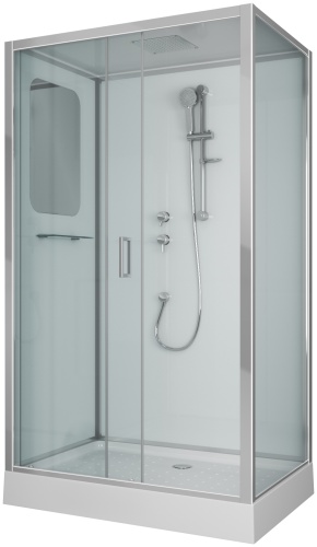 Душевая кабина KABINKA.KZ 6012-01QR, 210х120 см, низкий поддон