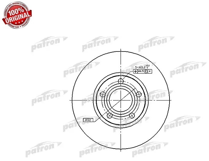 Диски PATRON задние PBD2651