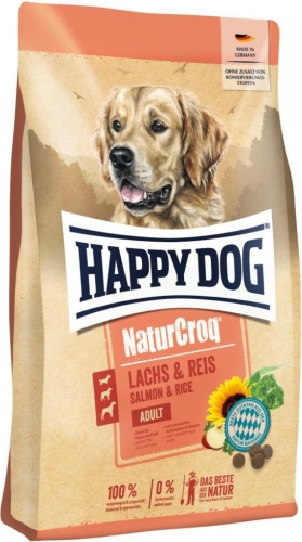 HAPPY DOG NatureCroq Лосось с рисом для взрослых всех пород 11 кг
