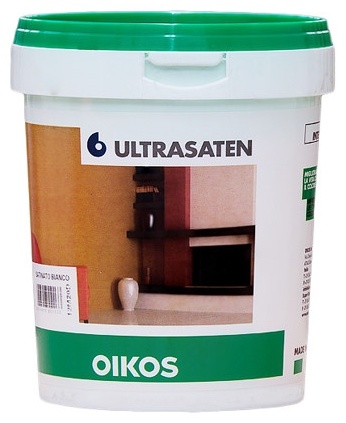 Oikos акриловая ULTRASATEN OPACO I 1 л, бесцветный/прозрачный цвет