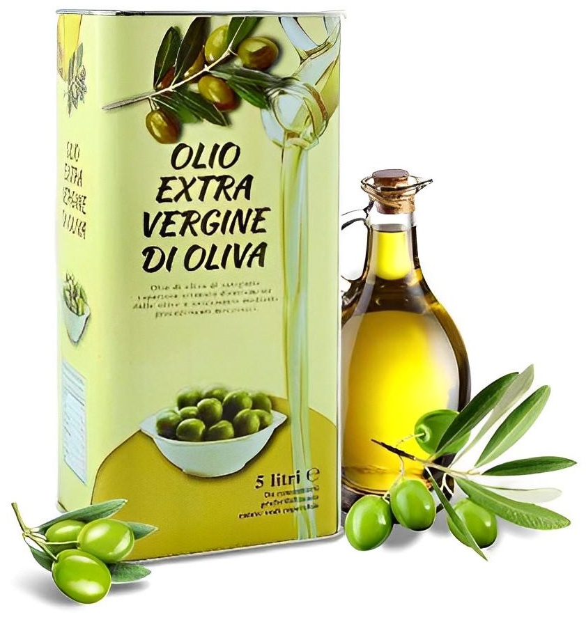 Оливковое масло Vesuvio olio Extra vergine di Oliva 5л. Оливковое масло Extra Virgin Италия жб.