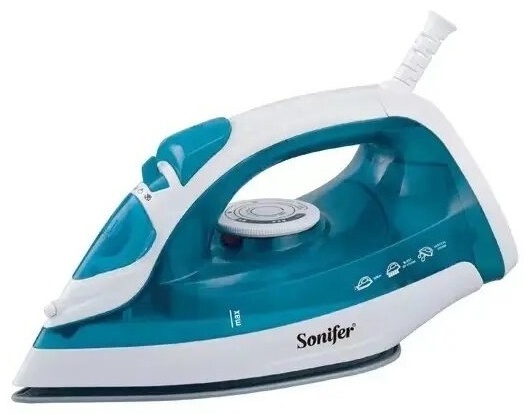Утюг Sonifer SF-9034 белый, голубой