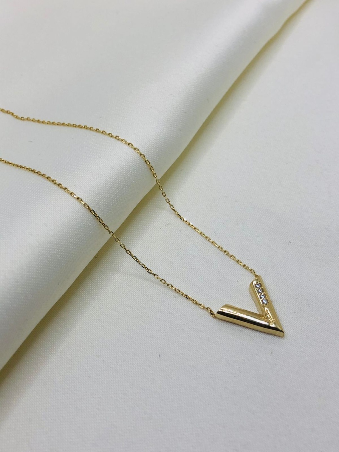 Колье NN GOLD NN-82/488 длина 45 см вес 1.95 г золото, фианит