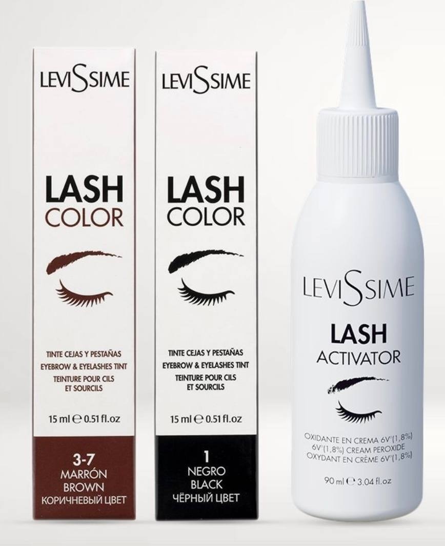LEVISSIME Lash Color Activator 1.8% краска, оксид для краски 3-7, 1 2х15 мл