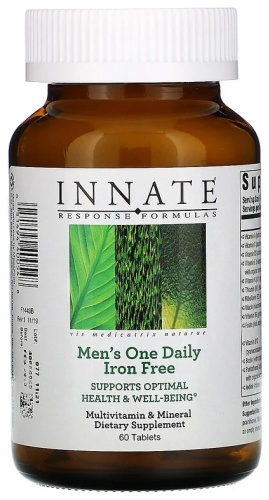 Innate Response Formulas Men's One Daily Iron Free 60 таблеток