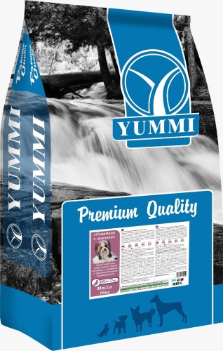 YUMMI Premium Mini dog говядина с гречкой 14 кг