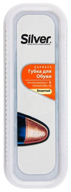 Silver губка бесцветный, ГУБКА-БЛЕСК С ДОЗАТОР MAX НЕЙТР/24