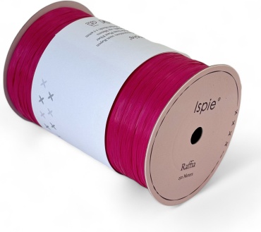 Бобина Пряжа Ispie Рафия Magenta 250 м 125 г