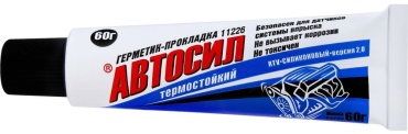 АВТОСИЛ клей-герметик 1186435 60 мл белый