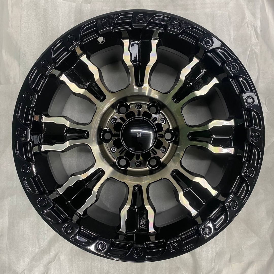 DIVAD 1746 9x17/6x139.7 D110.1 ET0 4 диска черный, бронзовый