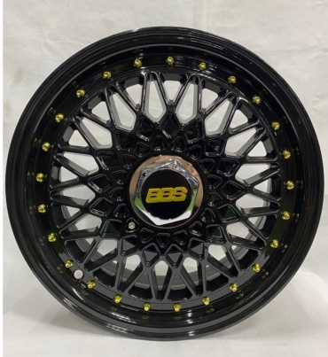 BBS 144131 5.5x14/4x100 D73.1 ET30 4 диска черный, золотистый