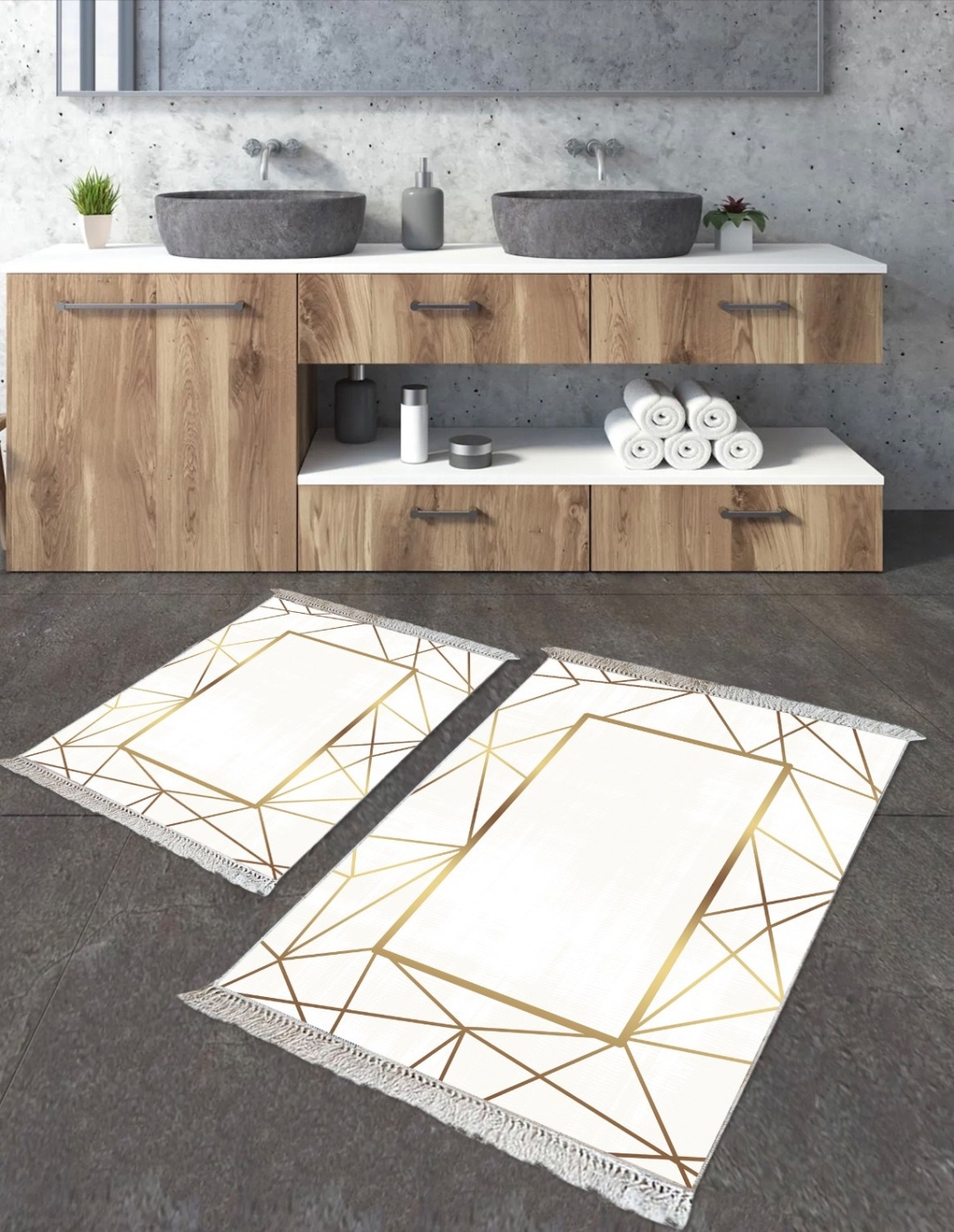 Elit Home комплект ковриков Modevsa 120x80 см, микрофибра