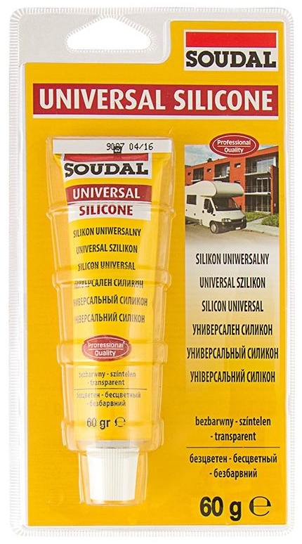 Купить Герметик Soudal универсальный, цвет прозрачный 60 мл в кредит в ...