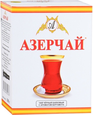 Чай Азер черный с бергамотом листовой 100 г