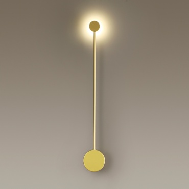 Светильник настенный Odeon Light LED золотистый