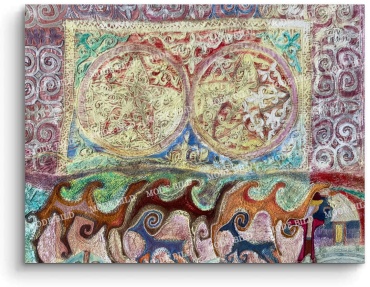 Mode Bild репродукция Көш басшысы 120x90 см