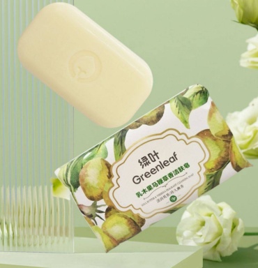 Кусковое мыло туалетное Greenleaf Очищающее мыло с маслом ши и вербеной 200