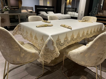 Скатерть Bonita 350x160 см, искусственная кожа, 1 шт