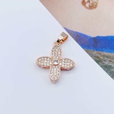Подвеска TUIMEDAQ бижутерный сплав, ювелирный сплав, медицинское золото, кристаллы Swarovski