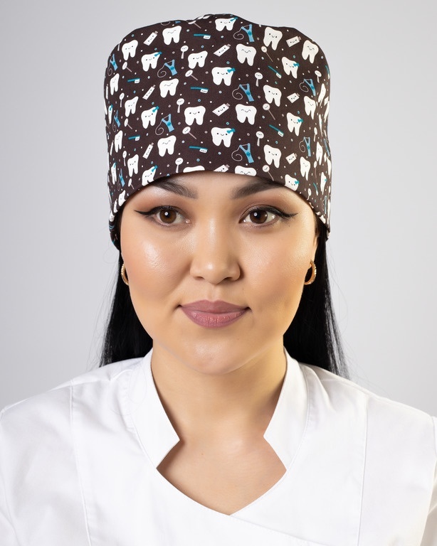 Головной убор MedicalCap MC07296538 медицина коричневый