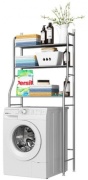 Стеллаж над стиральной машиной Alimarket TW-205, 60x25x160 см, белый
