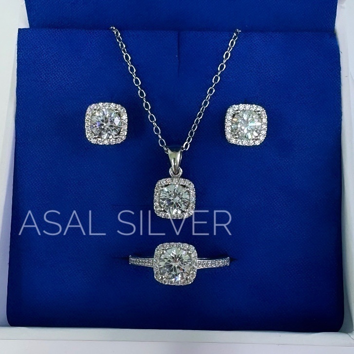 ASAL SILVER 528943asal вес 8.2 г серебро, муассанит