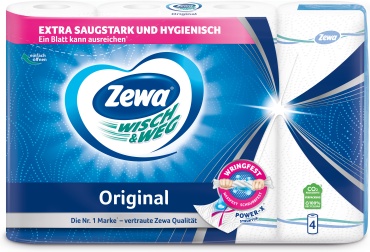 Бумажные полотенца Zewa Wisch Weg Original бумажные полотенца 2 слоя 4 рулона 4 шт