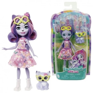 Кукла-модель Enchantimals Hadley Husky and Sledder 15 см