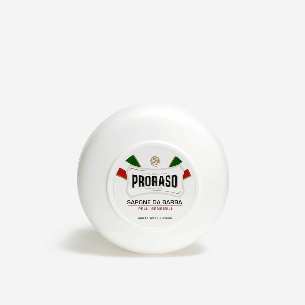 PRORASO Sapone Da Barba Зелёный чай мыло для бритья 150 мл