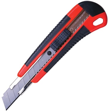 Канцелярский нож Brauberg Universal 230919 красный