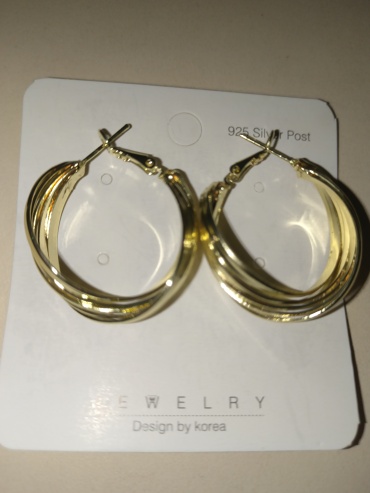 Серьги Jewelry бижутерный сплав, без вставок
