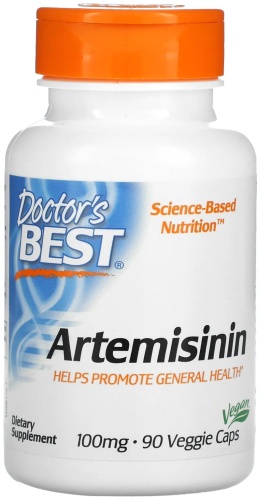 Doctor's Best Artemisinin, 100 mg, 90 капсул