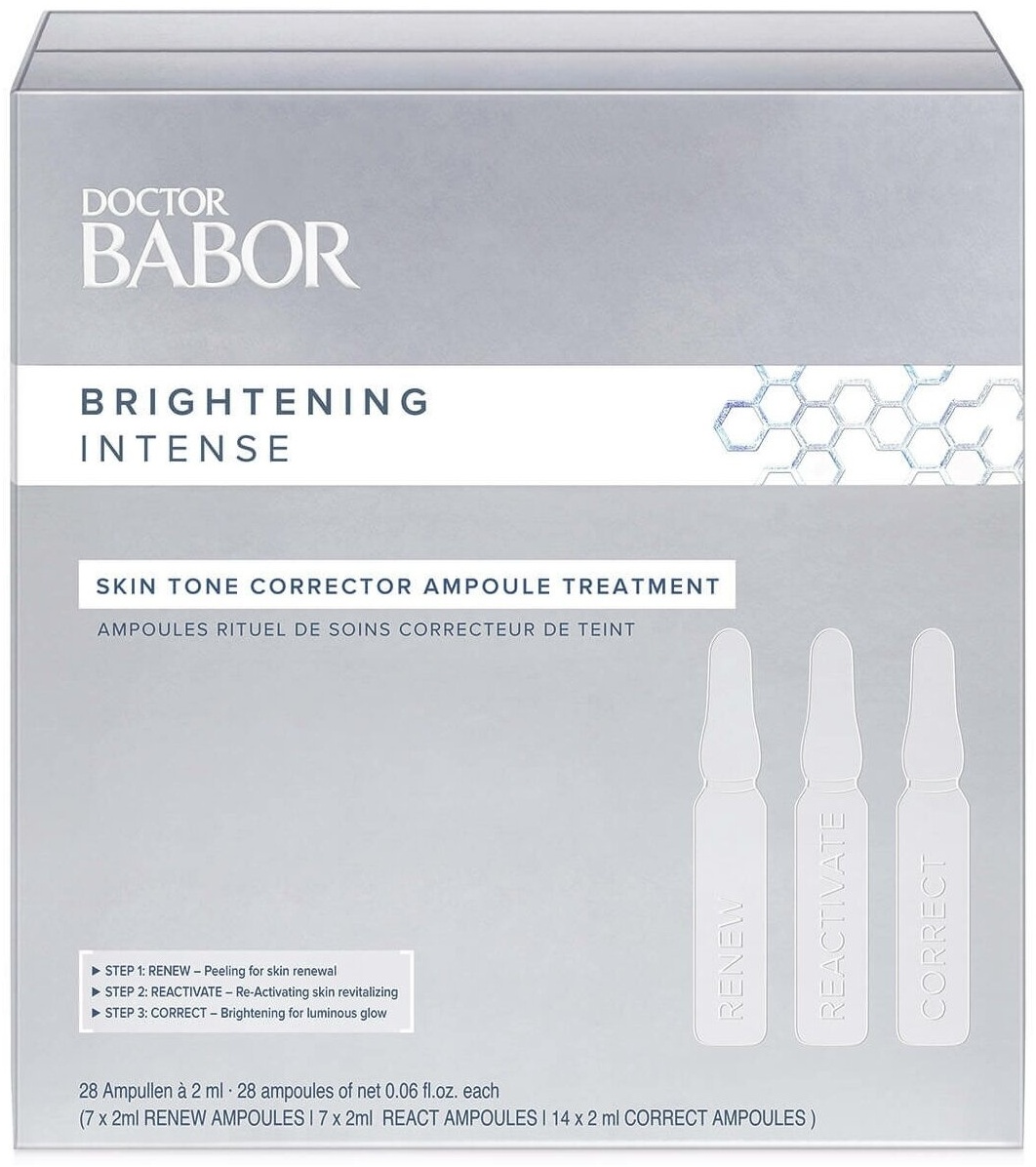 BABOR ампульная сыворотка Brightening Intense для лица 28 шт по 2 мл