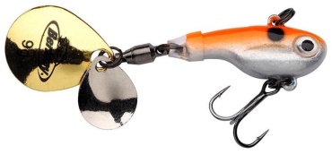 Тейл-спиннер Berkley Pulse Spintail 21g Orange Glitter