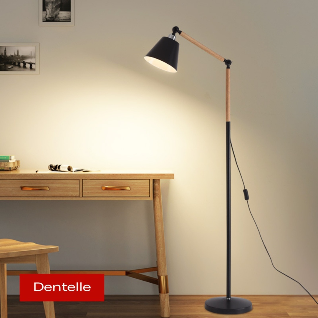 Напольная лампа Dentelle Арсхот E27, 60 Вт, металл
