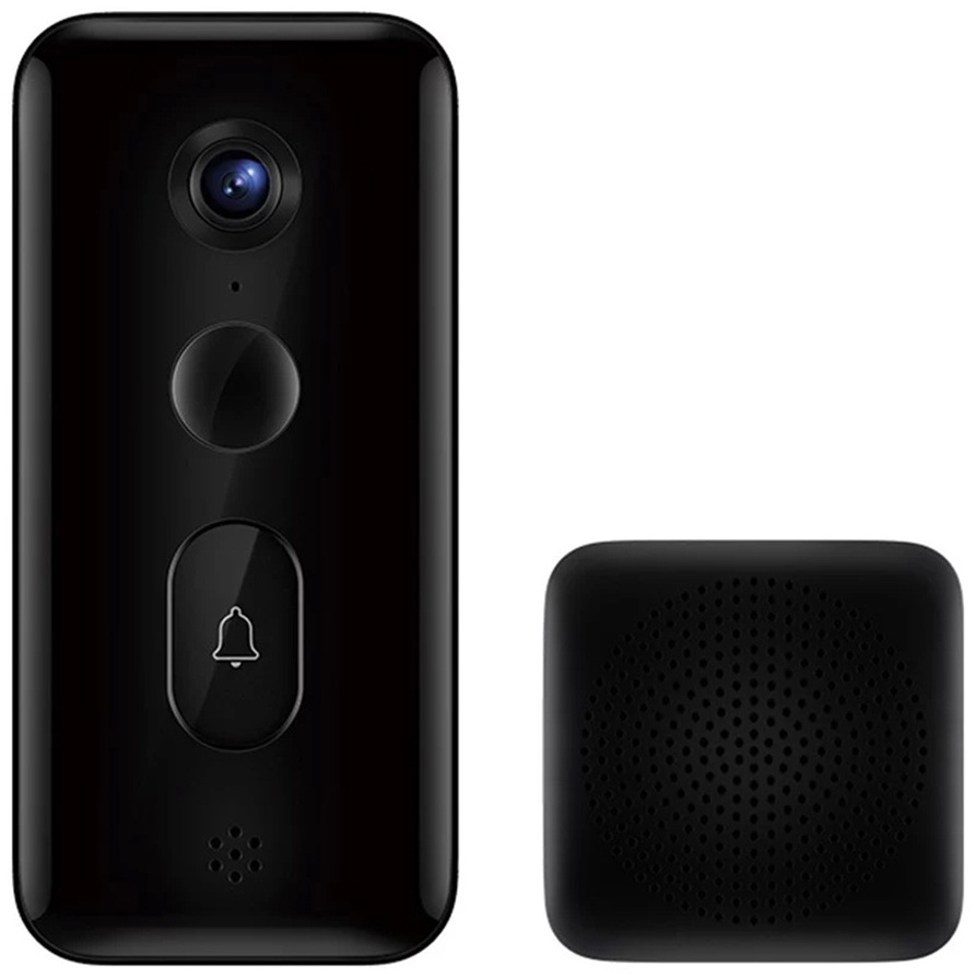 Купить Xiaomi звонок с датчиком движения Smart Doorbell 3 черный в ...
