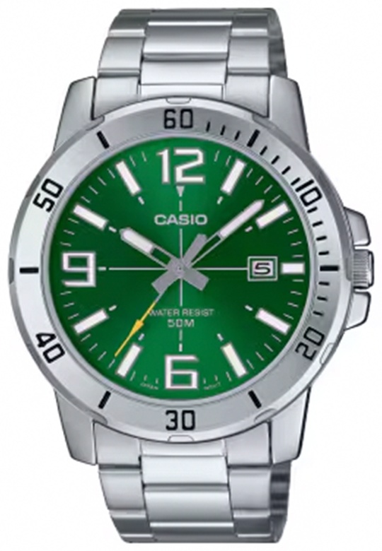 Кварцевые CASIO MTP-VD01D-3BVUDF нержавеющая сталь
