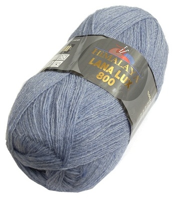 Моток Himalaya Himalaya LANA LUX 800 74619 светлый джинс 800 м 100 г