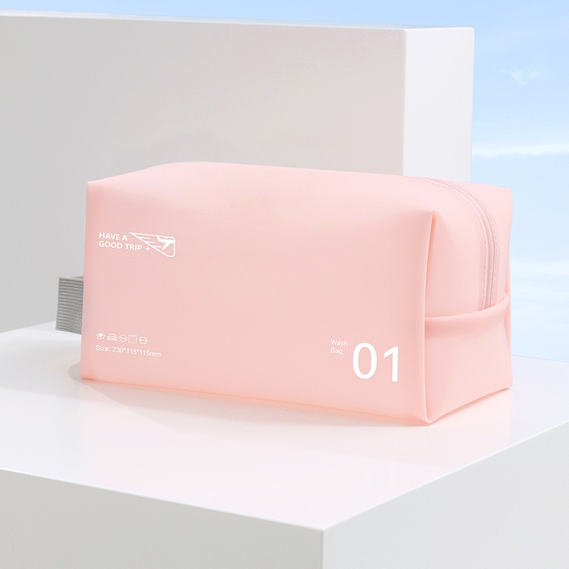 Косметичка поливинилхлорид розовый 11.5X23 см