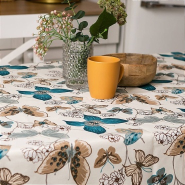 Скатерть With love A.B. 150x150 см, хлопок, 1 шт