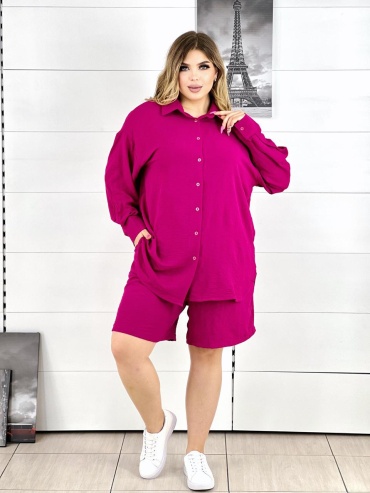 Костюм повседневный AA.COLLECTION фуксия