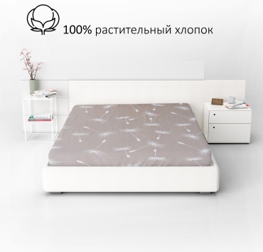 Простыня DOMTEKC Fiori 180x200, ранфорс