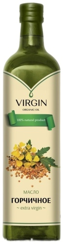 Растительное масло Virgin Organic Oil горчичное нерафинированное 0.25 л