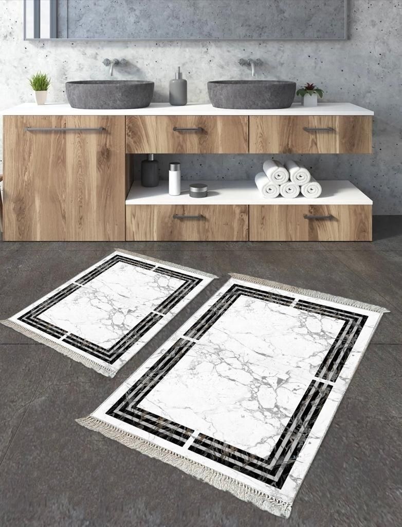 Elit Home комплект ковриков 702088 100x60 см, микрофибра