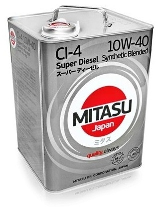 Полусинтетическое MITASU MJ-222 10W-40 6 л