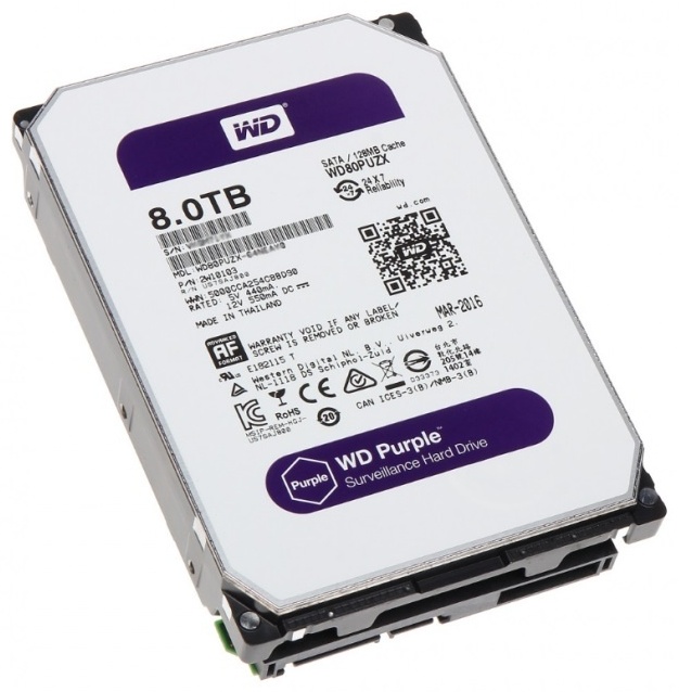 Western Digital Purple WD80PURZ 8000Gb