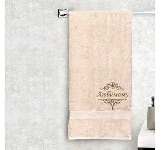 Полотенце Hobby Home Collection 140x70 см, хлопок, бамбуковое волокно, 1 шт,