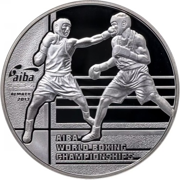 Монета сувенирная Чемпионат мира по боксу. Алматы 2013 г 1 шт 38.61 мм
