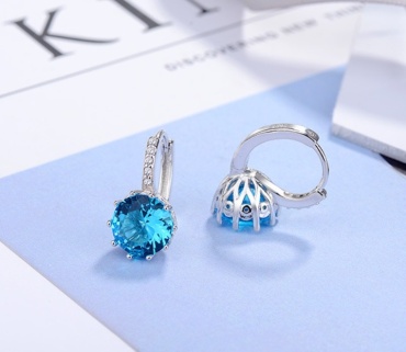 Серьги KOREAN SILVER бижутерный сплав, цирконий